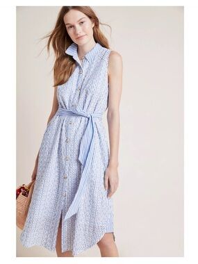 Anthropologie Sleeveless Midi Dress